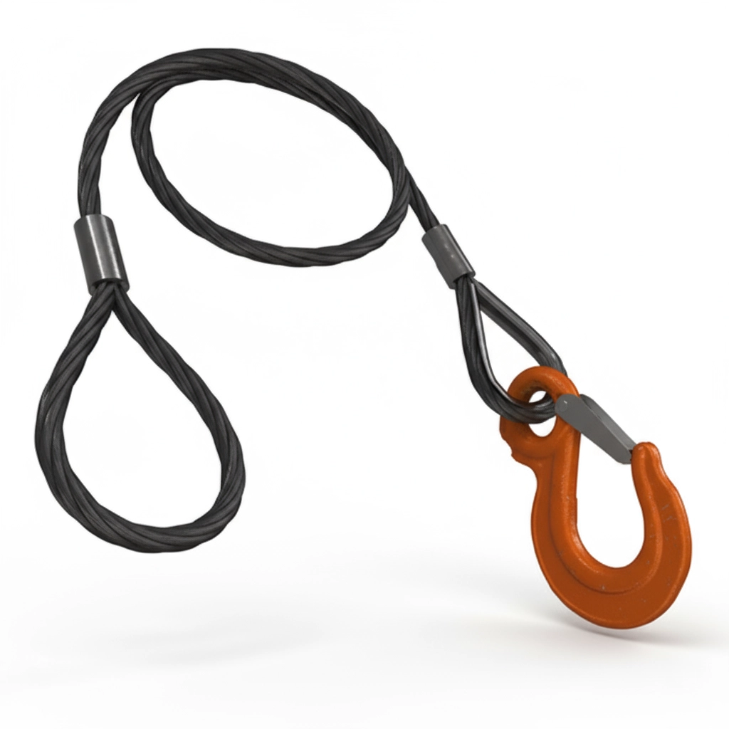 Строп канатный одноветвевой 1СК-2т 5.5м (опрессовка)