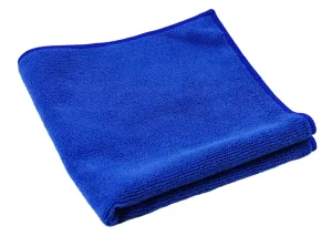 Салфетка из микрофибры, размер 30x30 см, плотность 185г/м2, цвет синий - AS185B